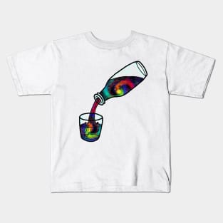 Galaxy in a Bottle Kids T-Shirt